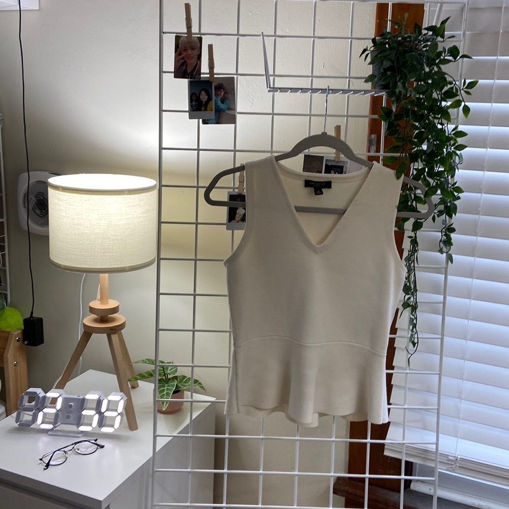 Cream Sweater Vest